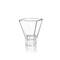 JoyJolt® Carre Square Heavy Base Crystal Martini Glasses, 4ct.